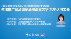 依法推广普及国家通用语